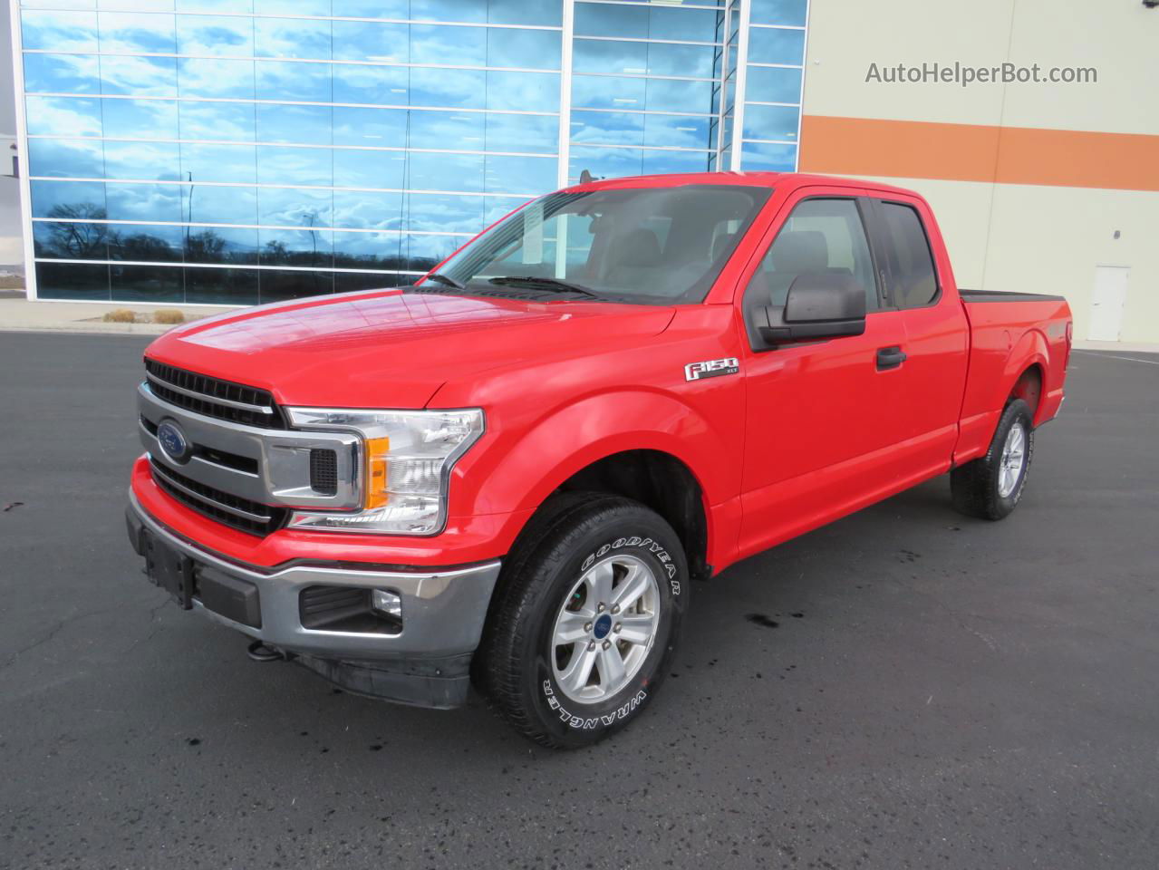 2020 Ford F150 Super Cab Red vin: 1FTEX1EB0LFA77955