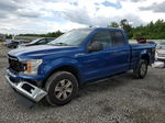 2018 Ford F150 Super Cab Синий vin: 1FTEX1EB3JFA30030