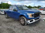 2018 Ford F150 Super Cab Синий vin: 1FTEX1EB3JFA30030