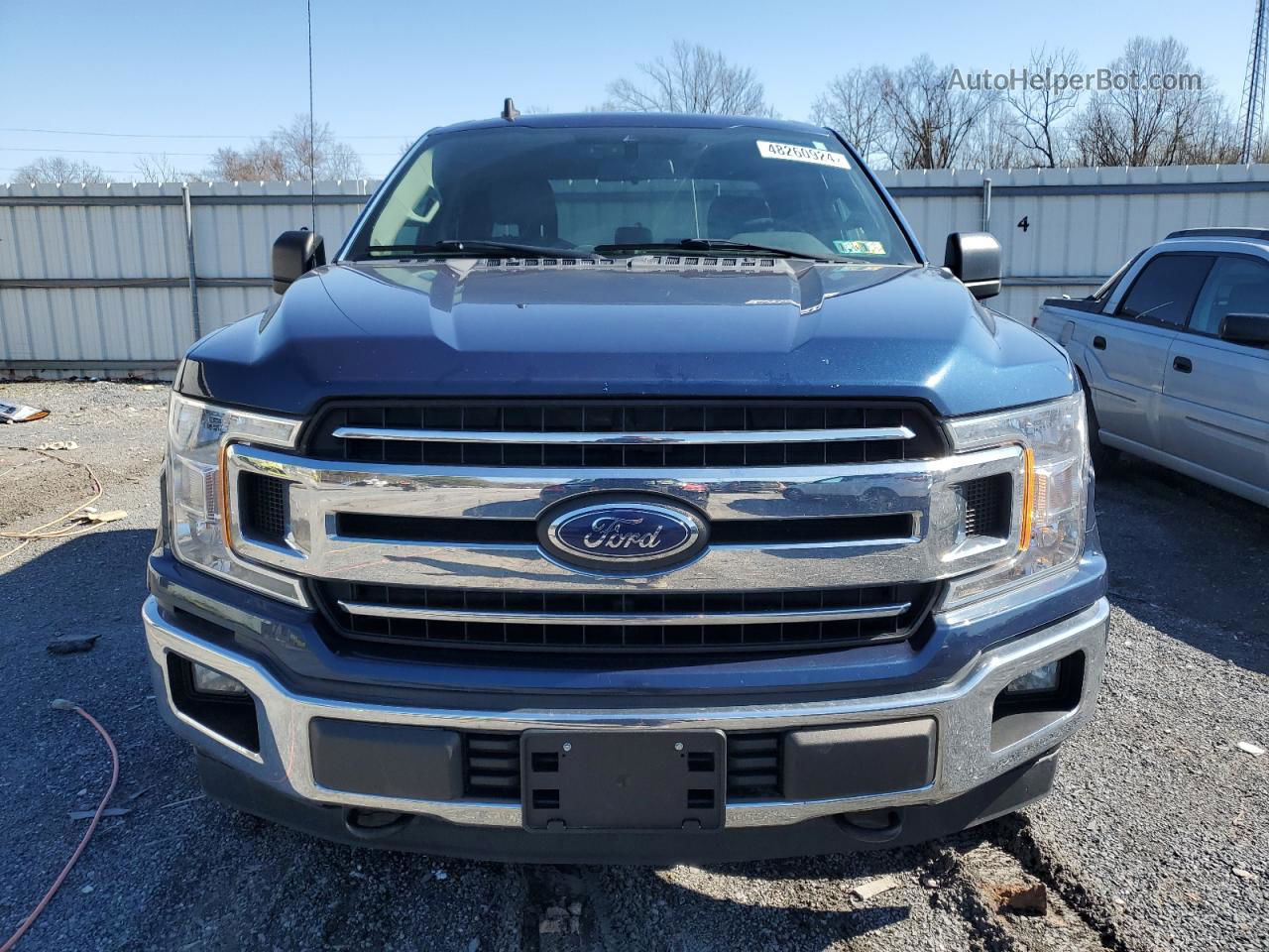 2019 Ford F150 Super Cab Синий vin: 1FTEX1EB3KKD36301