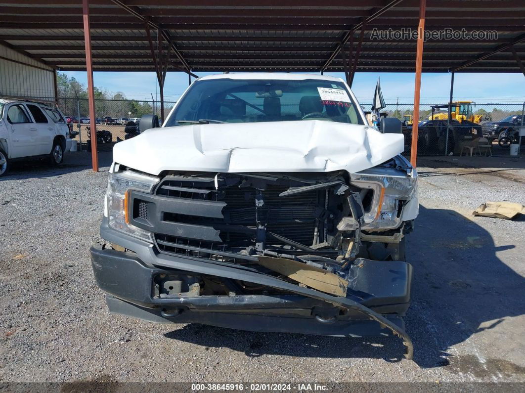 2019 Ford F-150 Xl White vin: 1FTEX1EB4KFB36715