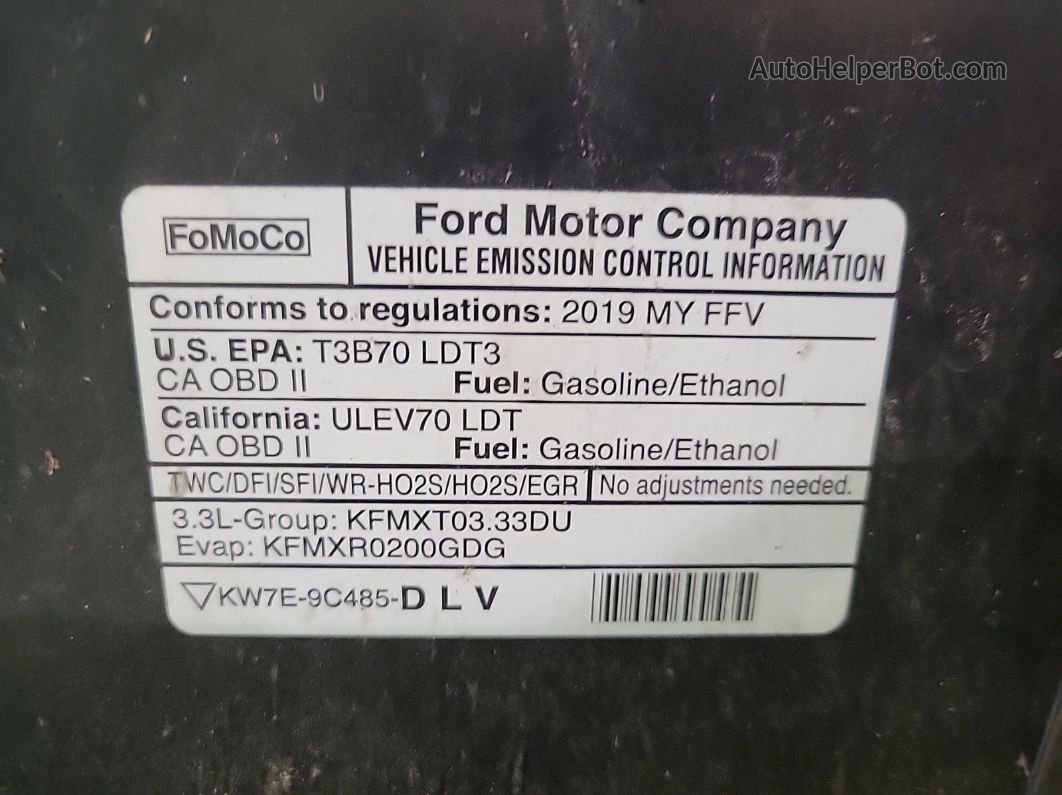 2019 Ford F-150 Xlt vin: 1FTEX1EB9KKC72037