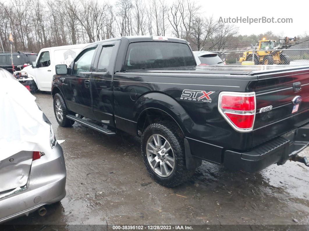 2014 Ford F-150 Stx Black vin: 1FTEX1EM0EFD02105