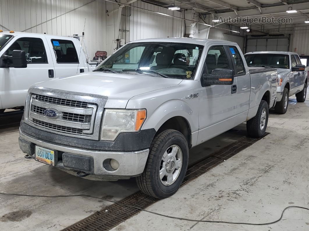 2014 Ford F-150 Xl Gray vin: 1FTEX1EM2EFA70252