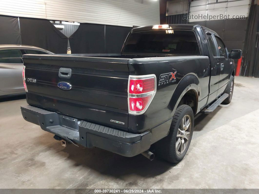 2014 Ford F-150 Stx Black vin: 1FTEX1EM2EKG28284