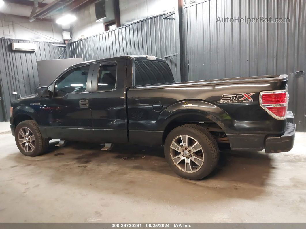 2014 Ford F-150 Stx Black vin: 1FTEX1EM2EKG28284