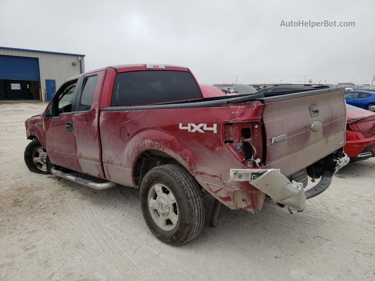 2014 Ford F150 Super Cab Red vin: 1FTEX1EM4EFC77466