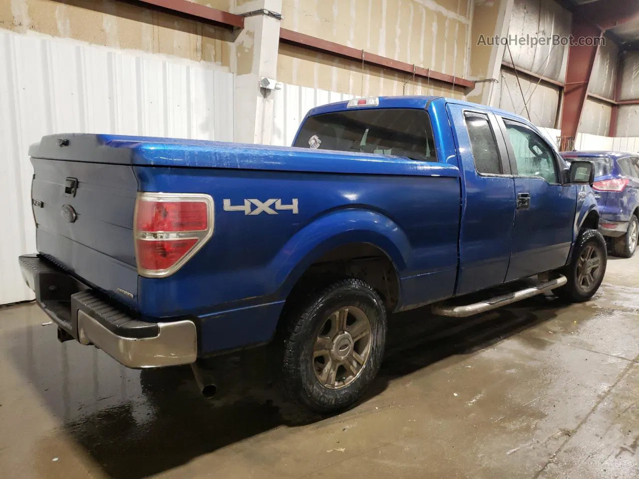 2014 Ford F150 Super Cab Blue vin: 1FTEX1EM4EKG21336