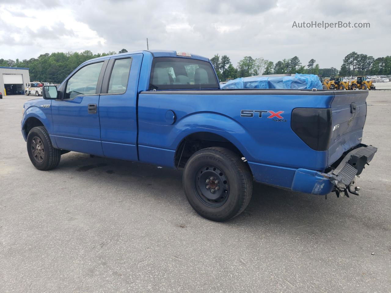 2011 Ford F150 Super Cab Blue vin: 1FTEX1EM6BFA65275