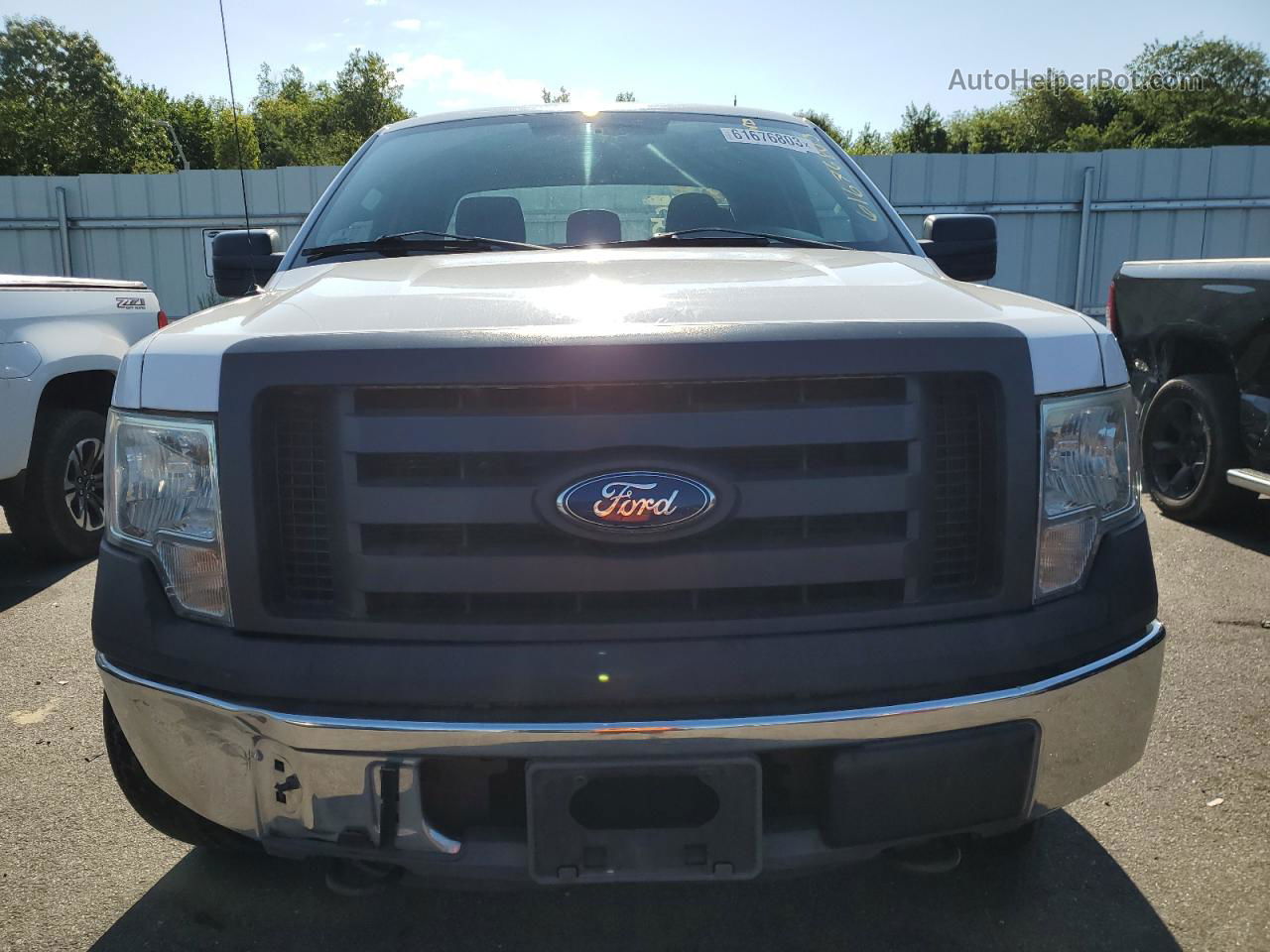 2011 Ford F150 Super Cab White vin: 1FTEX1EM7BFB94545