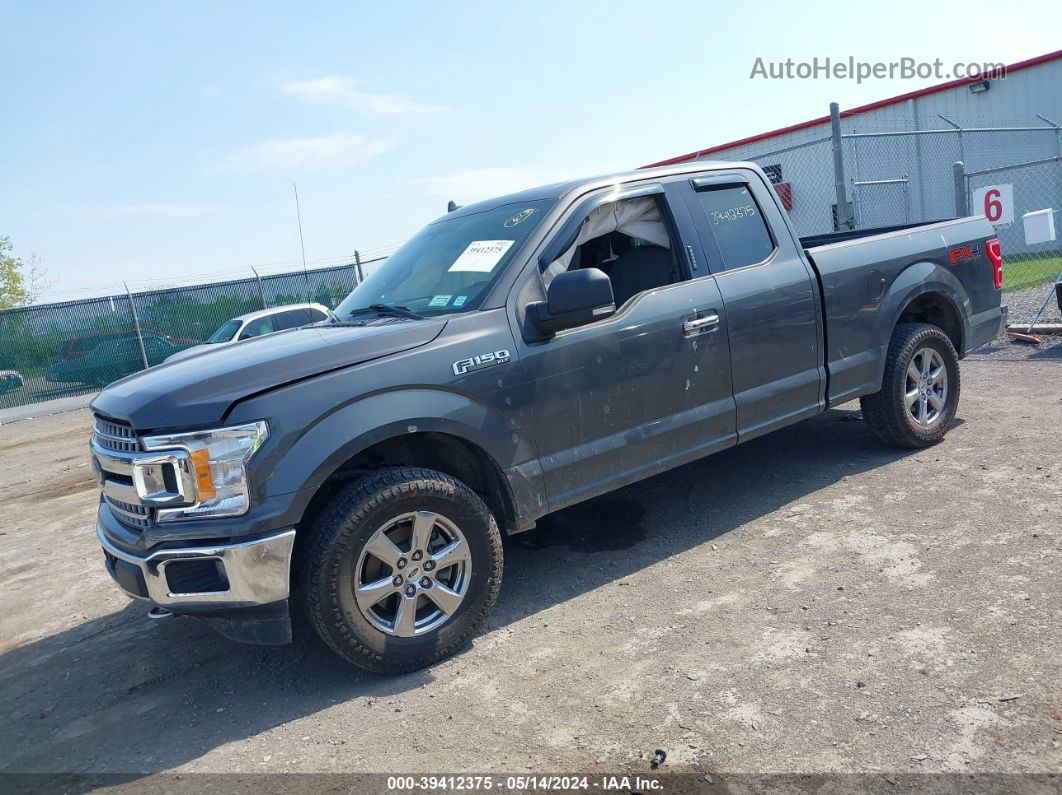 2018 Ford F-150 Xlt Gray vin: 1FTEX1EP0JKE66157