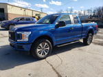 2018 Ford F150 Super Cab Blue vin: 1FTEX1EP0JKE74517