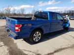 2018 Ford F150 Super Cab Blue vin: 1FTEX1EP0JKE74517