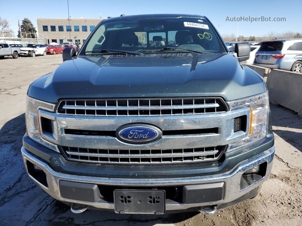 2018 Ford F150 Super Cab Green vin: 1FTEX1EP0JKF41164