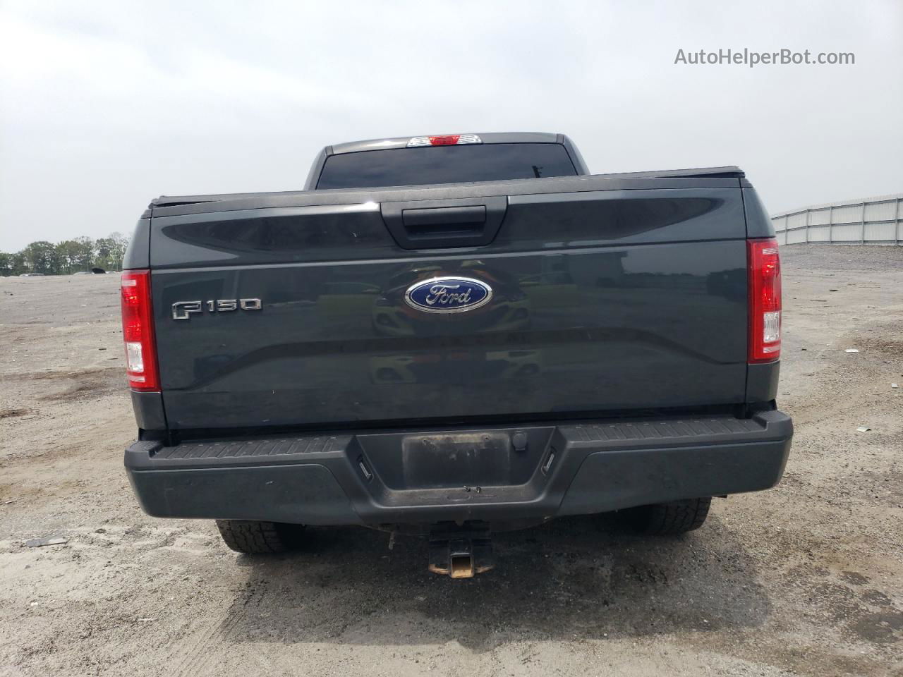 2017 Ford F150 Super Cab Серый vin: 1FTEX1EP1HFB07595