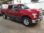 2017 Ford F150 Super Cab Burgundy vin: 1FTEX1EP1HKC44365