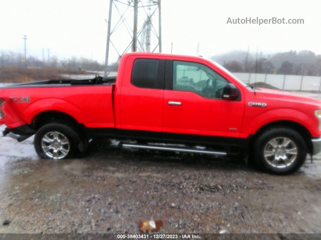 2017 Ford F-150 Xlt Red vin: 1FTEX1EP1HKE08441