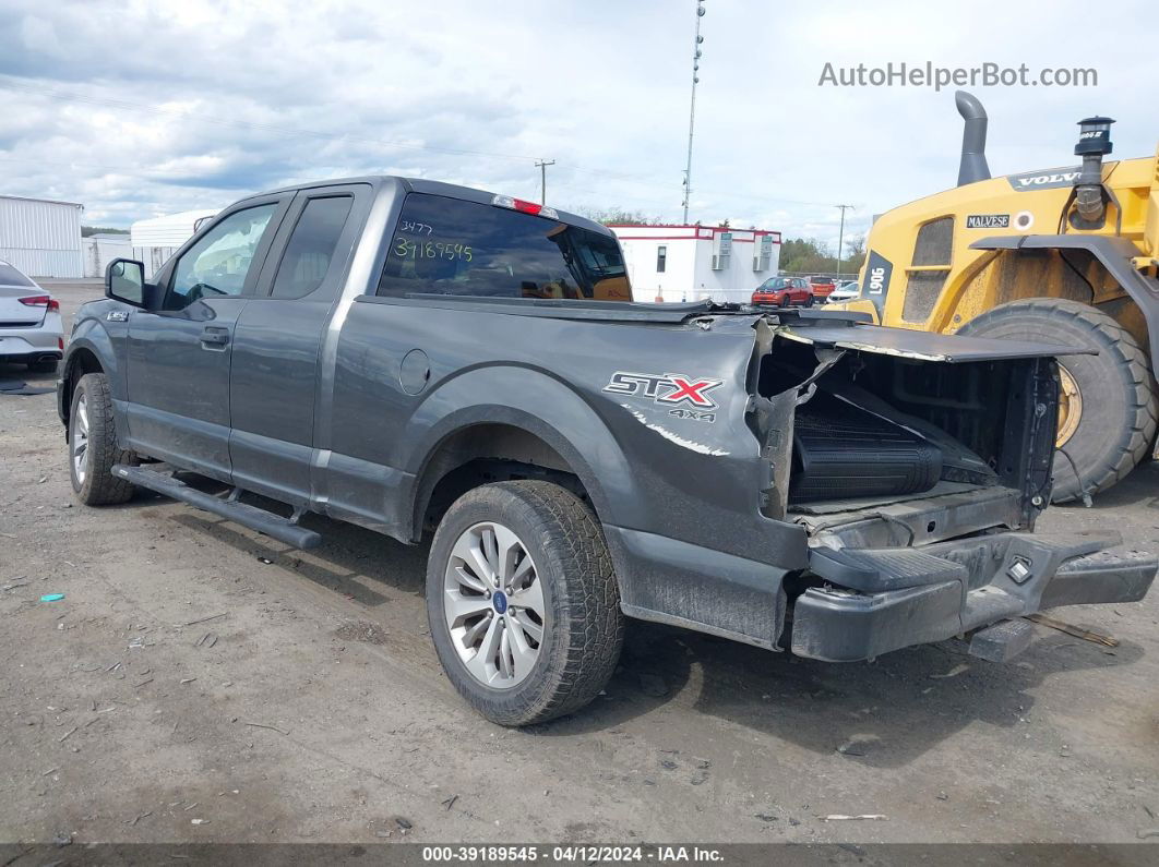 2018 Ford F-150 Xl Gray vin: 1FTEX1EP1JFA41037