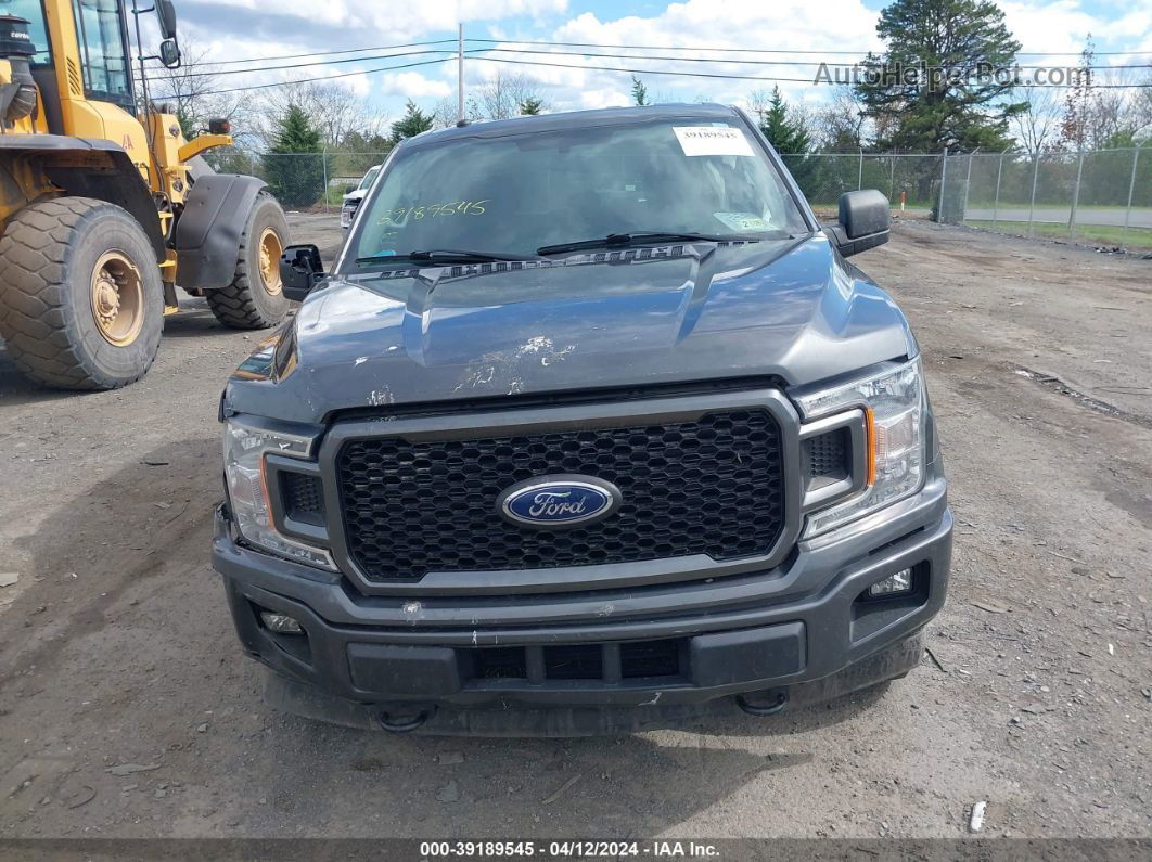 2018 Ford F-150 Xl Gray vin: 1FTEX1EP1JFA41037