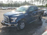 2017 Ford F150 Super Cab Blue vin: 1FTEX1EP2HFB50245