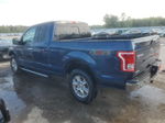 2017 Ford F150 Super Cab Blue vin: 1FTEX1EP2HFB50245