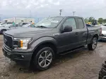 2019 Ford F150 Super Cab Gray vin: 1FTEX1EP2KKC58430