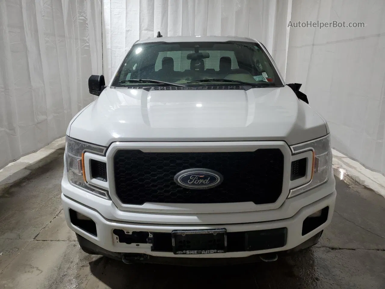 2020 Ford F150 Super Cab White vin: 1FTEX1EP2LFC01929