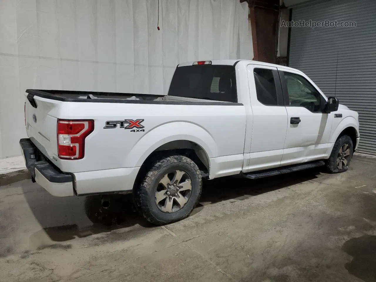 2020 Ford F150 Super Cab White vin: 1FTEX1EP2LFC01929