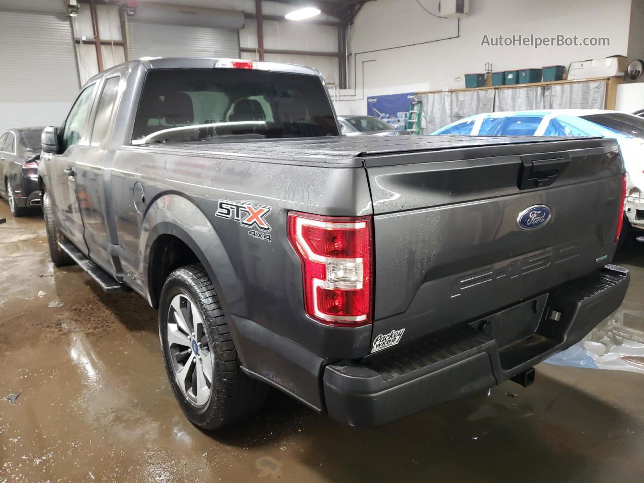 2020 Ford F150 Super Cab Gray vin: 1FTEX1EP2LKF01249