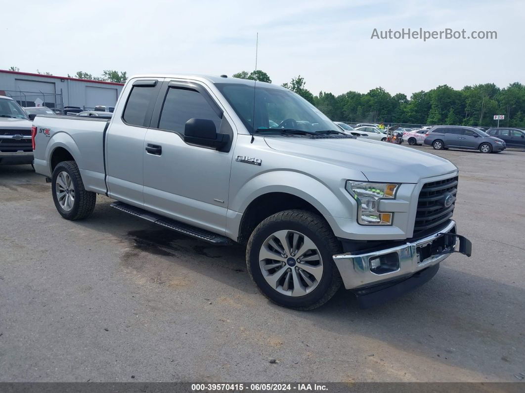 2017 Ford F-150 Xl Silver vin: 1FTEX1EP3HFC84181