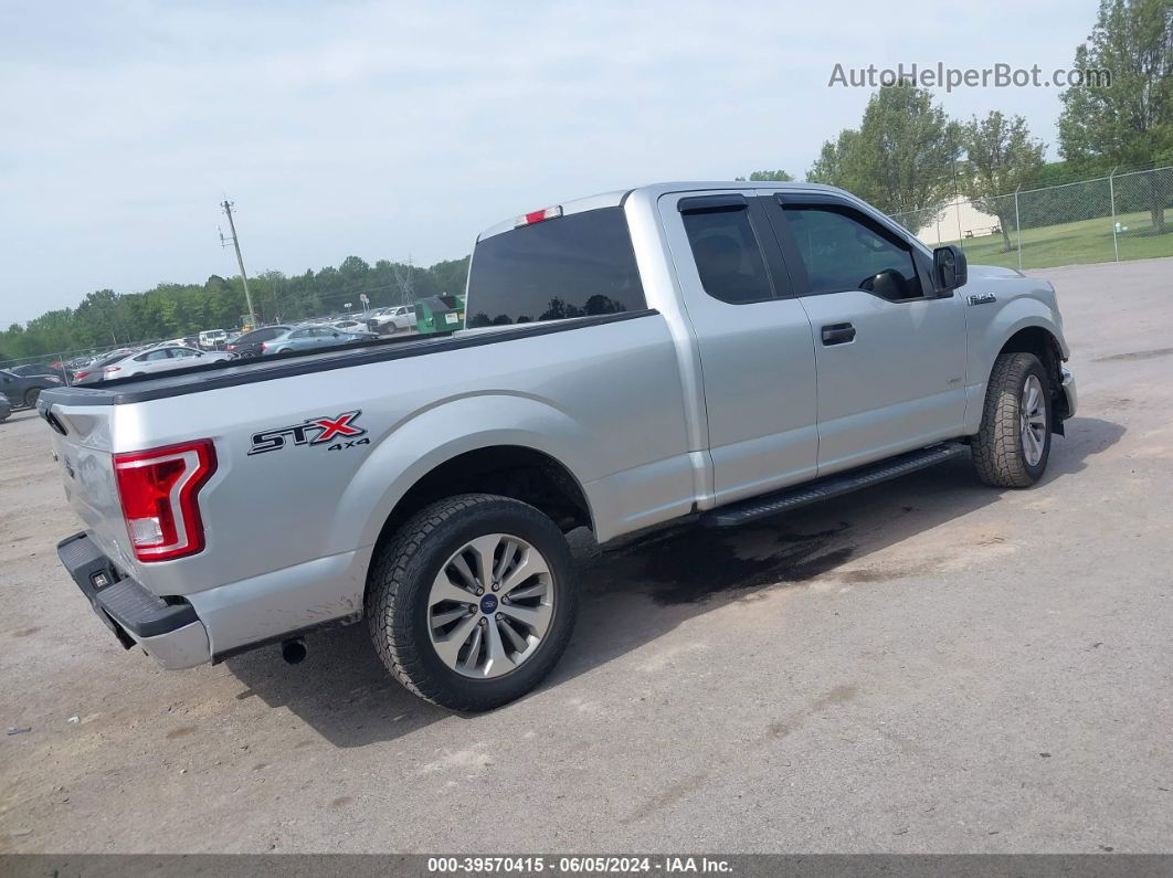 2017 Ford F-150 Xl Silver vin: 1FTEX1EP3HFC84181