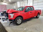 2017 Ford F150 Super Cab Red vin: 1FTEX1EP3HKD41552