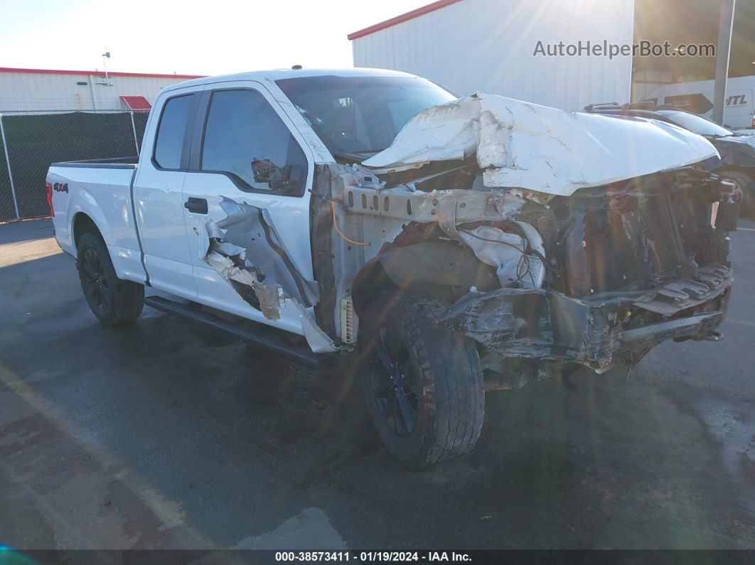 2018 Ford F-150 Xl White vin: 1FTEX1EP3JFA79742