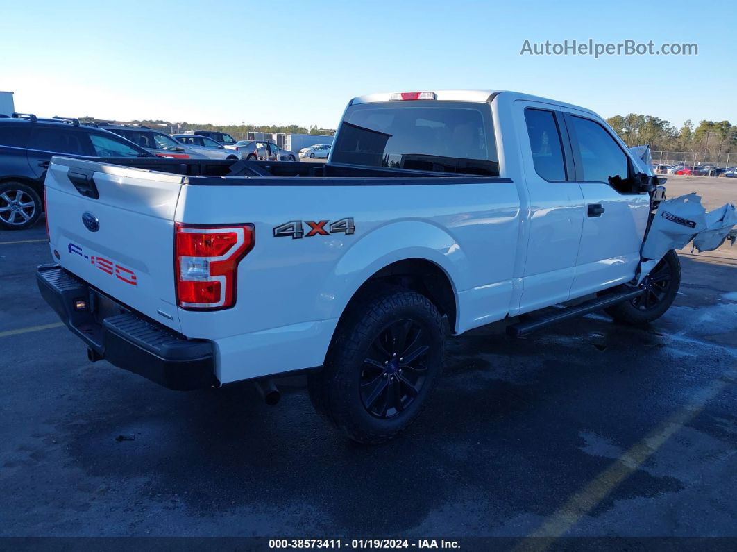 2018 Ford F-150 Xl White vin: 1FTEX1EP3JFA79742