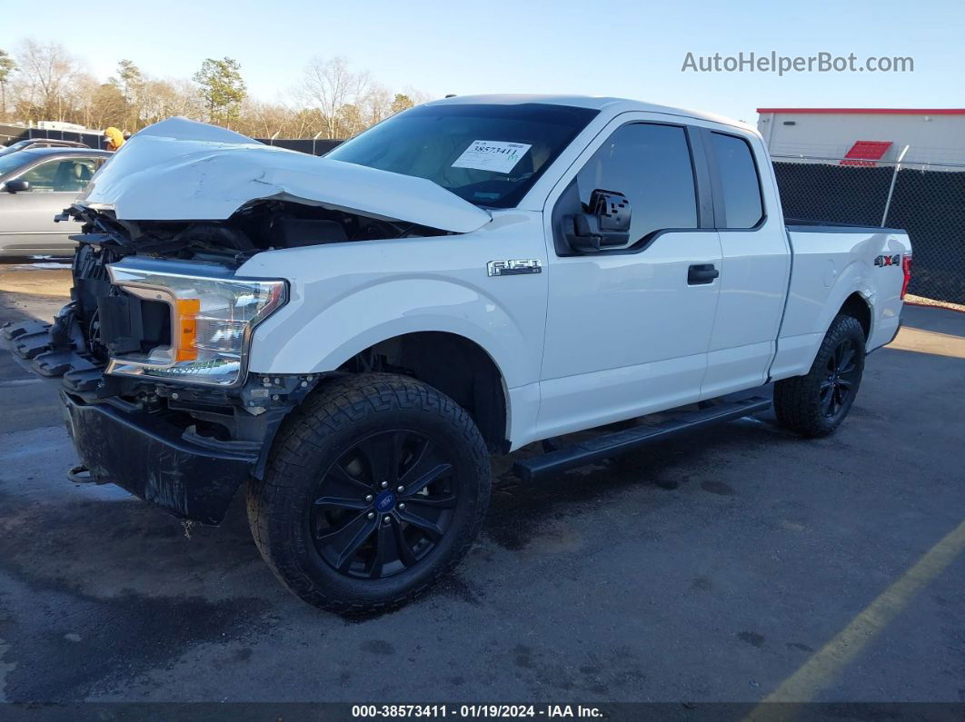 2018 Ford F-150 Xl White vin: 1FTEX1EP3JFA79742