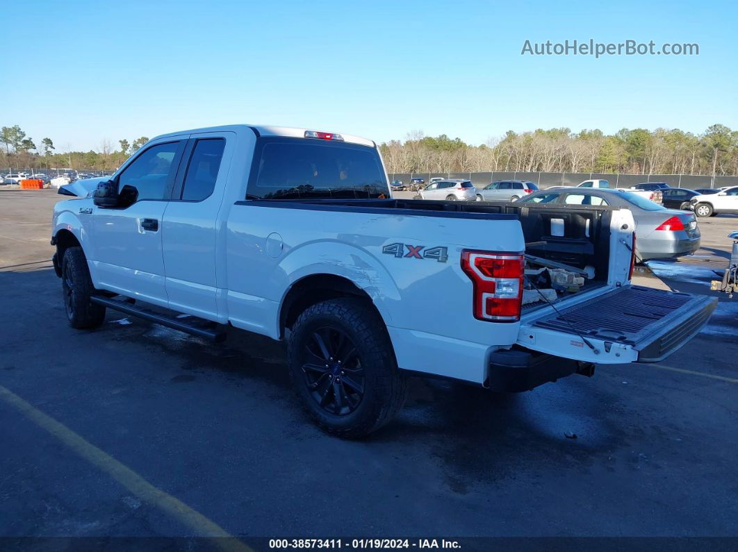 2018 Ford F-150 Xl White vin: 1FTEX1EP3JFA79742