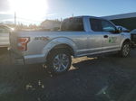 2018 Ford F150 Super Cab Silver vin: 1FTEX1EP3JFB00444