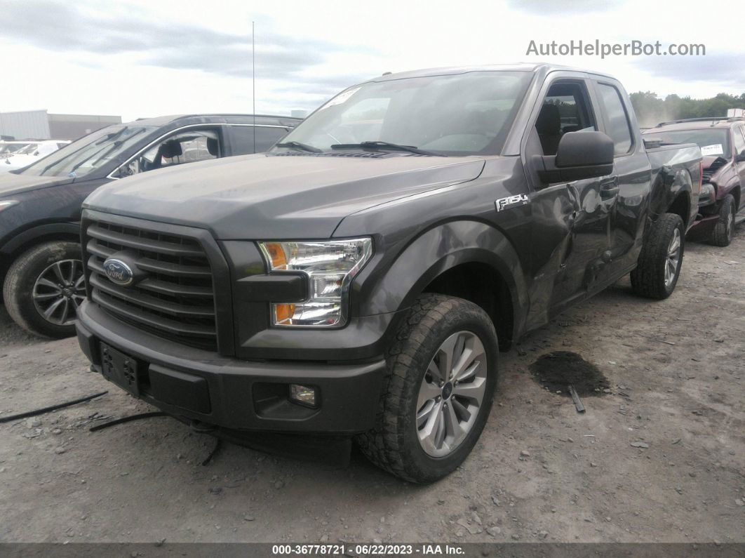 2017 Ford F-150 Xl/xlt/lariat Gray vin: 1FTEX1EP4HFA95247