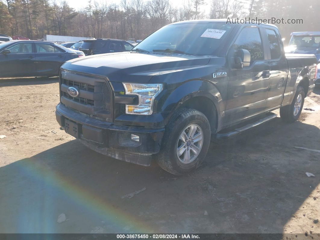 2017 Ford F-150 Xl Black vin: 1FTEX1EP4HFB53616