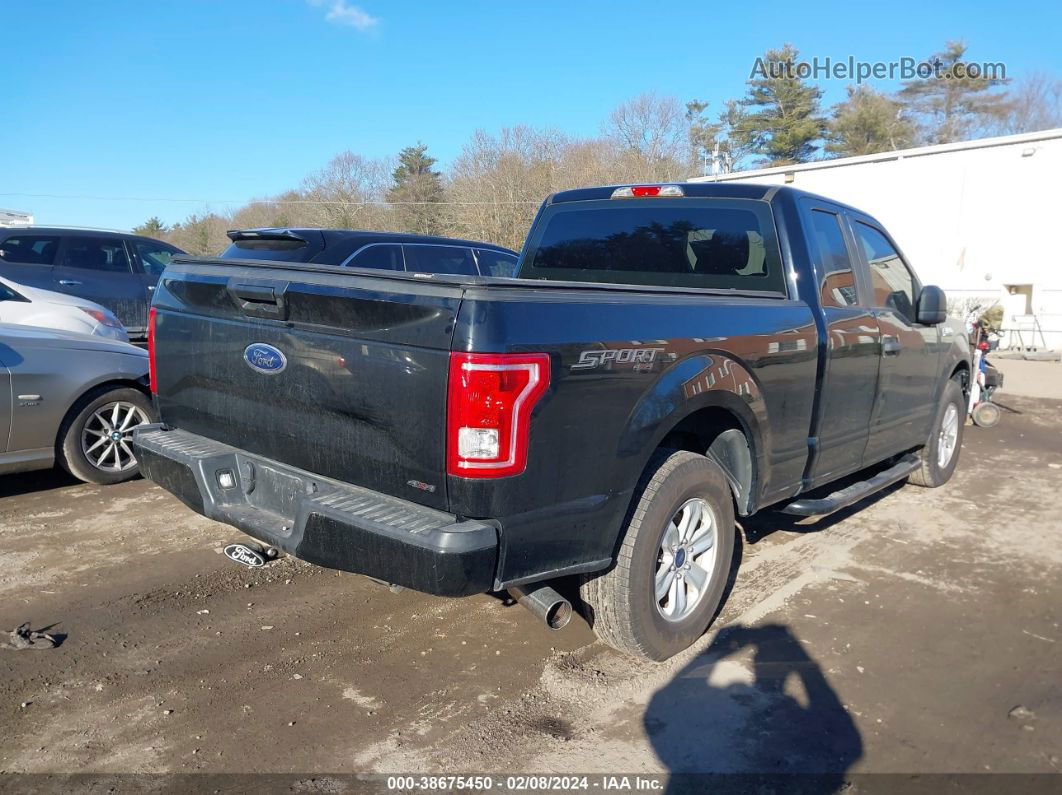 2017 Ford F-150 Xl Black vin: 1FTEX1EP4HFB53616