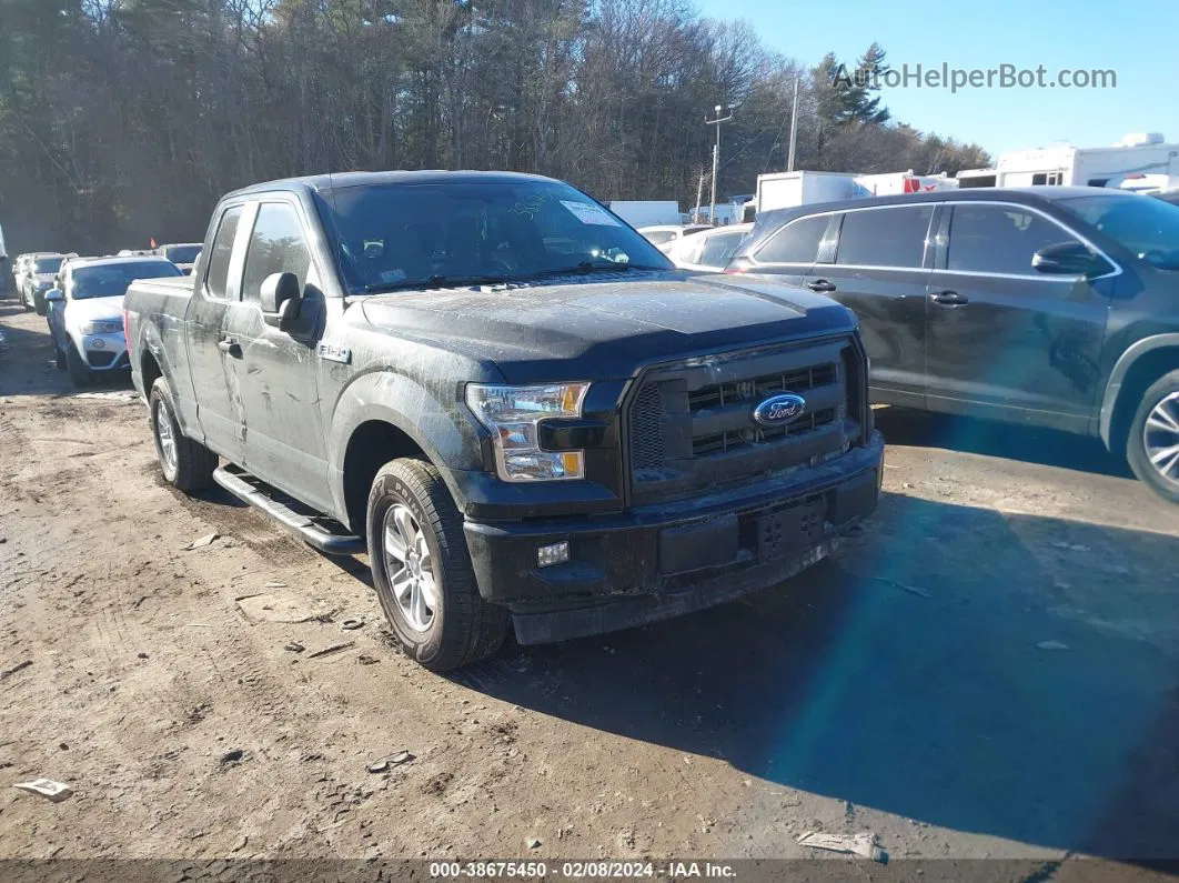 2017 Ford F-150 Xl Black vin: 1FTEX1EP4HFB53616