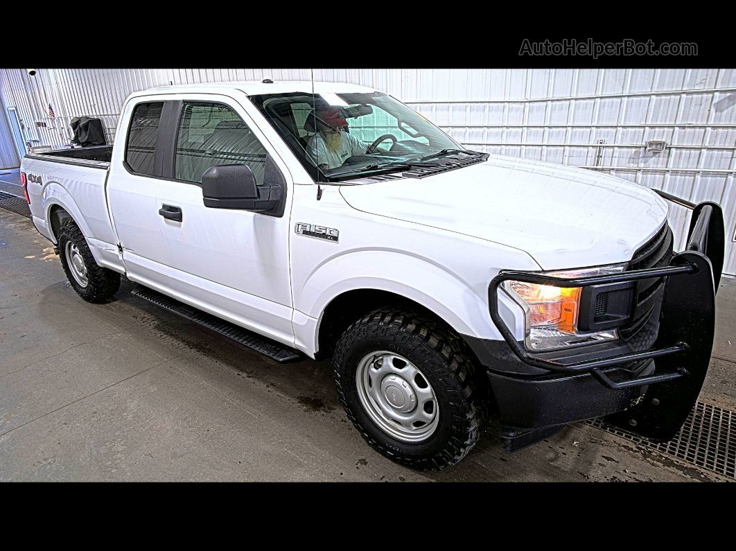 2018 Ford F-150 Xl White vin: 1FTEX1EP5JKF07544