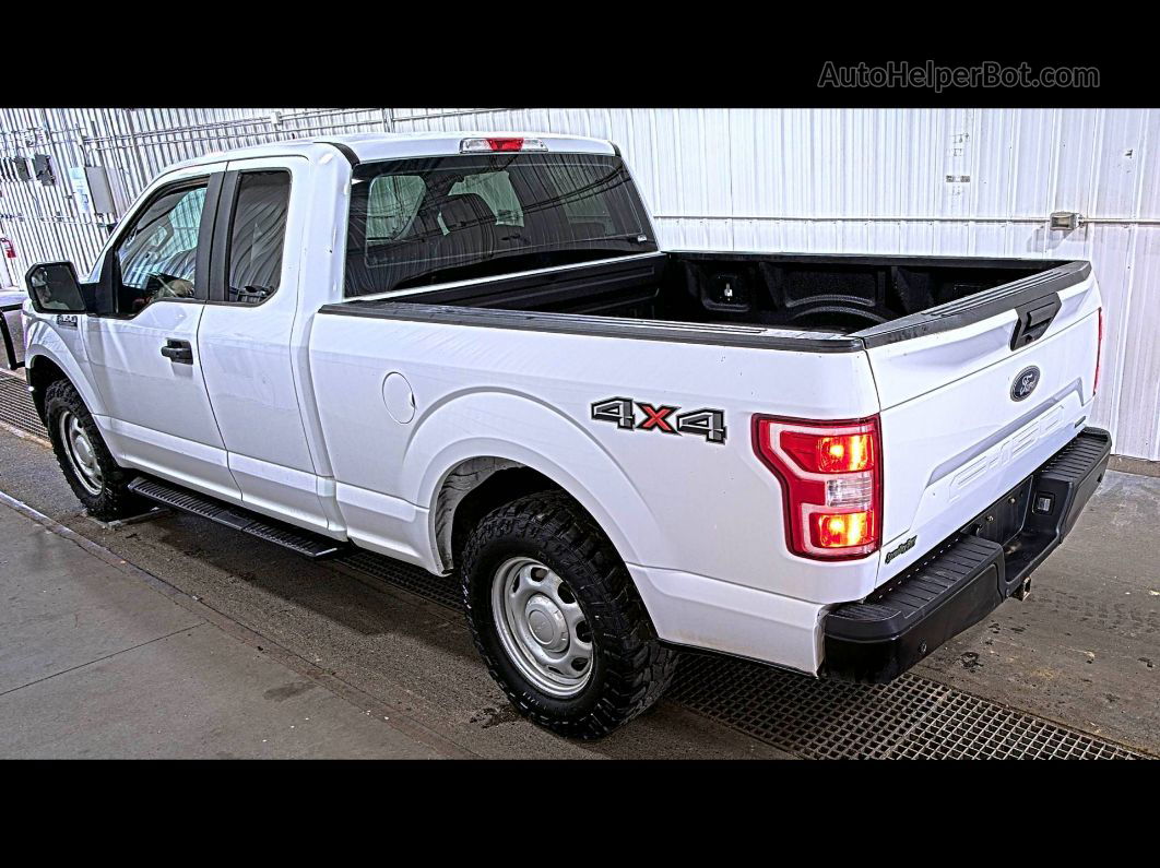 2018 Ford F-150 Xl White vin: 1FTEX1EP5JKF07544