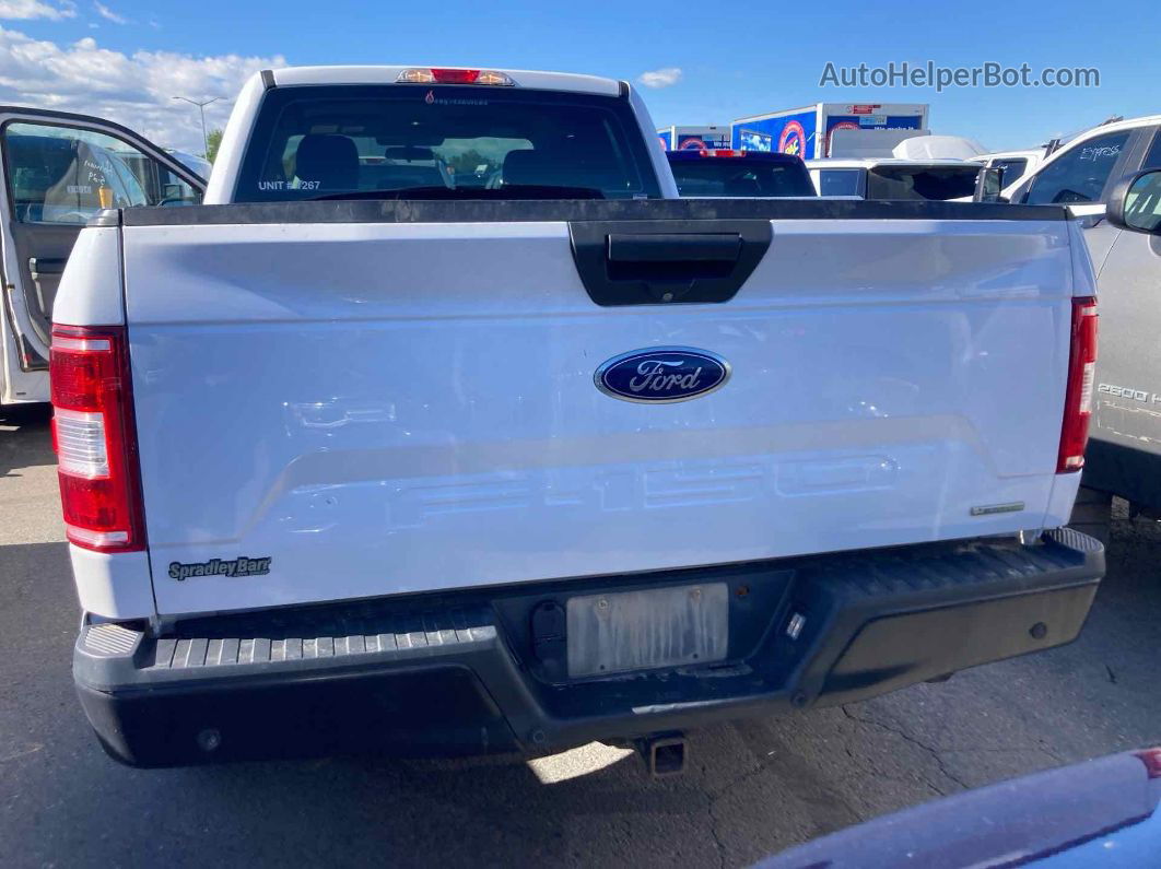 2018 Ford F-150 Xl White vin: 1FTEX1EP5JKF07544