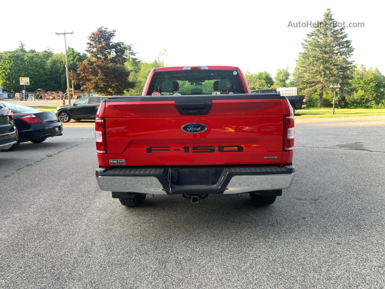 2018 Ford F150 Super Cab Red vin: 1FTEX1EP6JFD77864