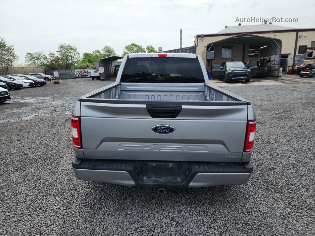 2020 Ford F150 Super Cab Silver vin: 1FTEX1EP6LKE22358