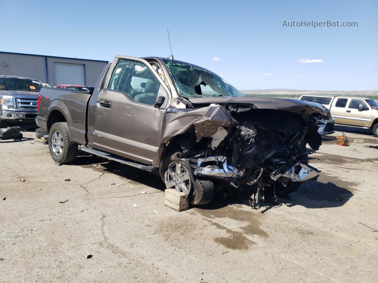 2018 Ford F150 Super Cab Tan vin: 1FTEX1EP7JKD34268