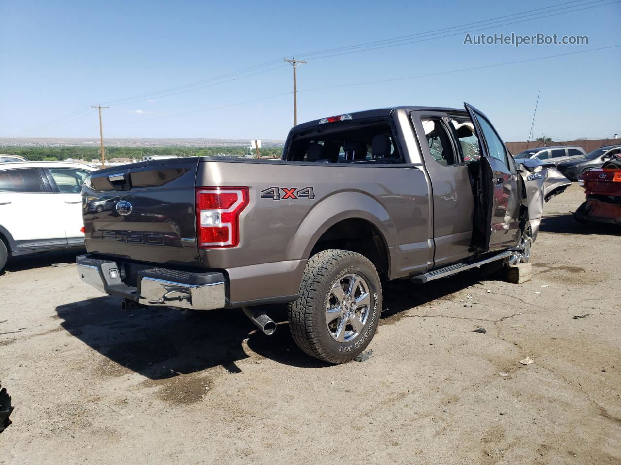 2018 Ford F150 Super Cab Tan vin: 1FTEX1EP7JKD34268