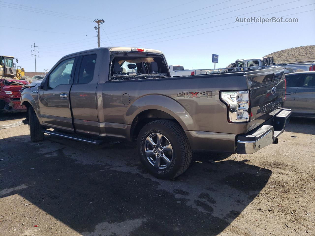 2018 Ford F150 Super Cab Tan vin: 1FTEX1EP7JKD34268