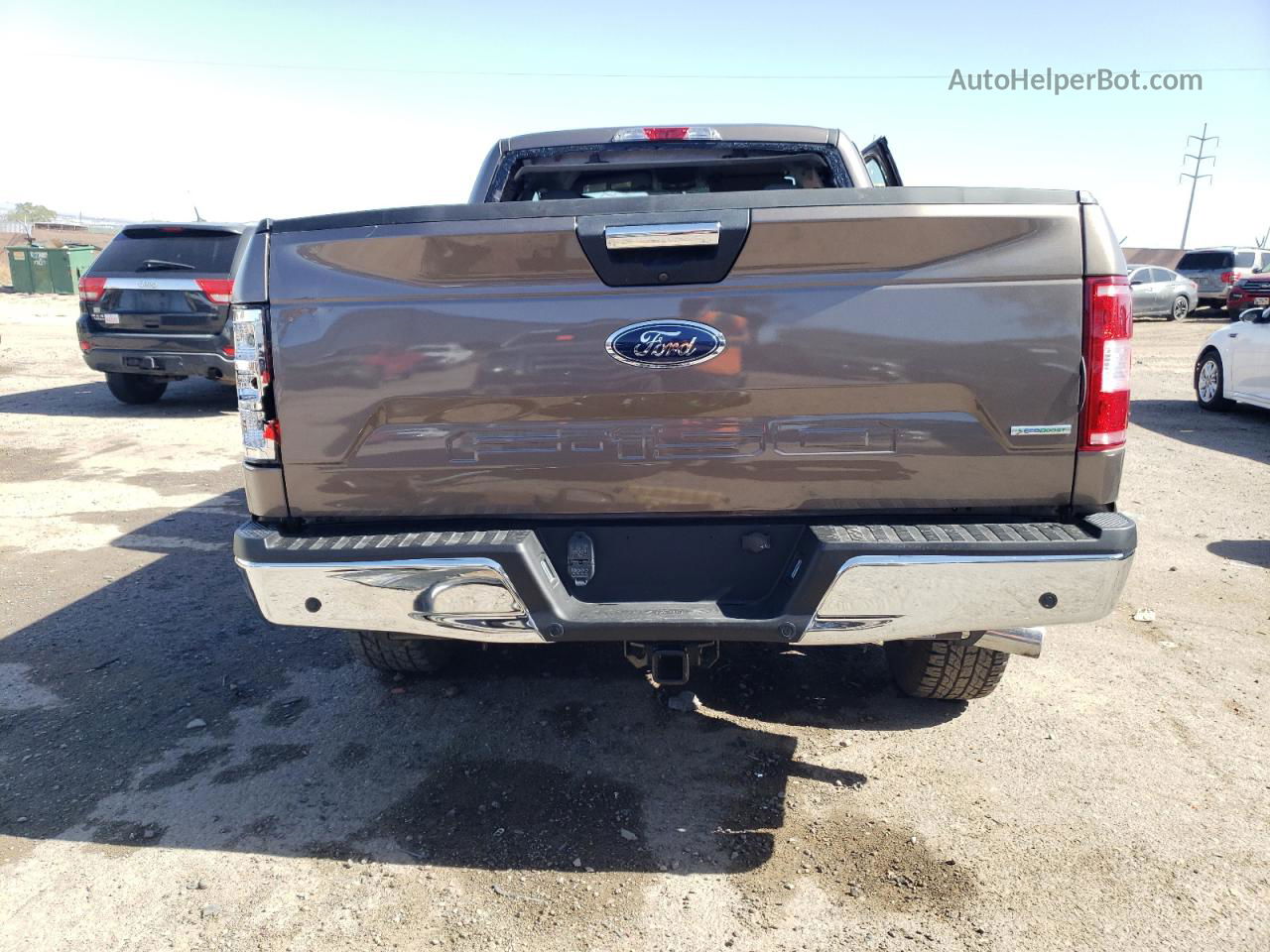 2018 Ford F150 Super Cab Tan vin: 1FTEX1EP7JKD34268